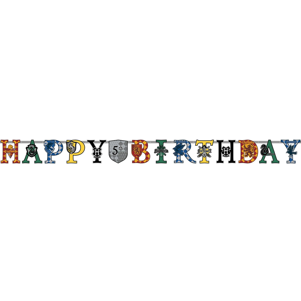 Harry Potter Jumbo Add-An-Age Letter Birthday Banner – A Birthday Place