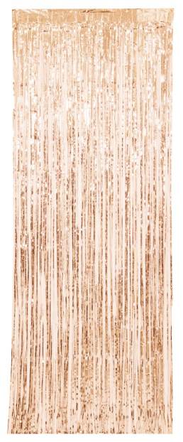 Gold Foil Fringe Doorway Curtain, 3ft x 8ft