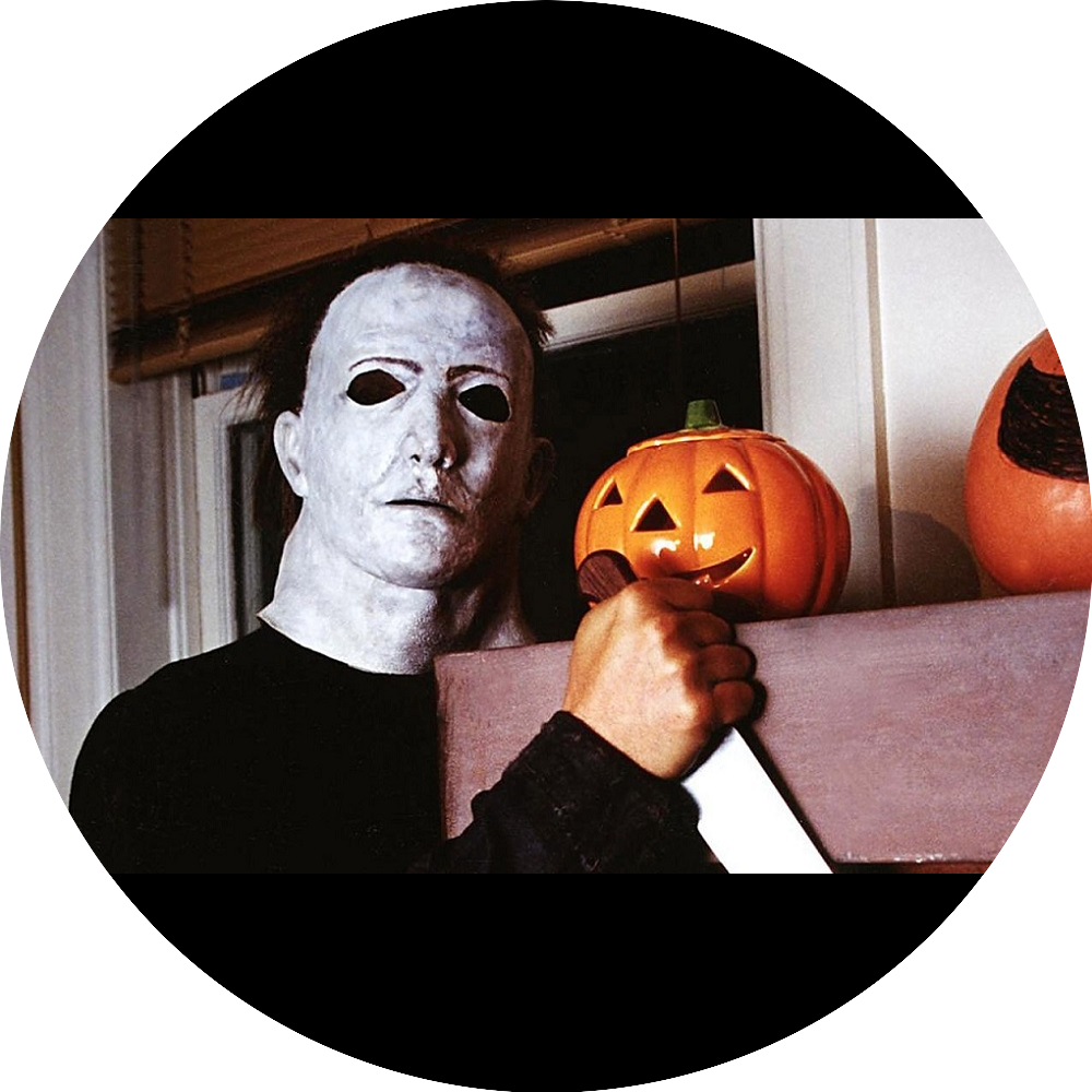 Michael Myers Straw Topper, Halloween Movie Straw Topper