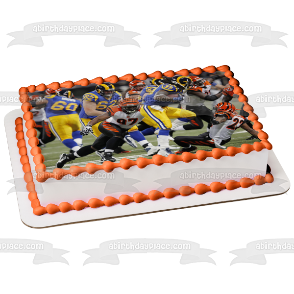 LA Rams Edible Cake Topper Decoration