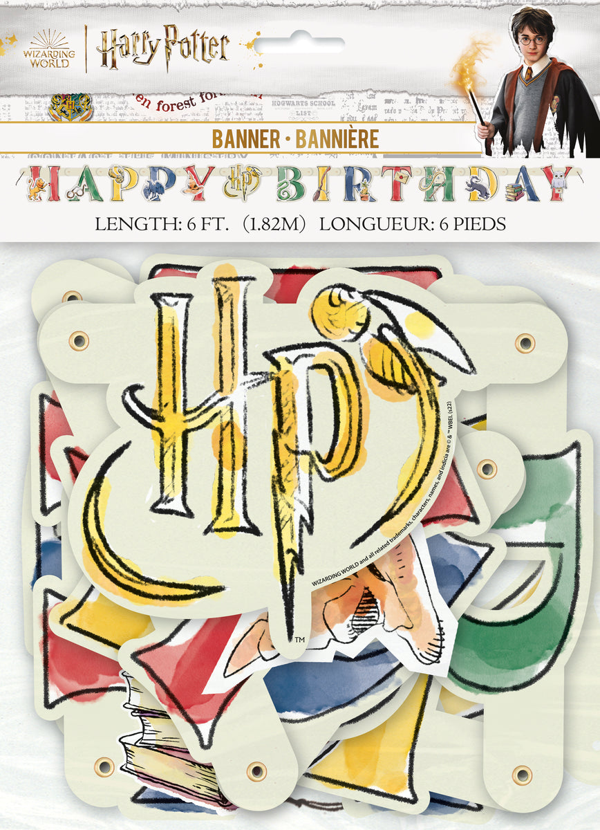 Harry Potter Inspired Birthday Banner, Custom Birthday Banner, Reusable Birthday  Banner