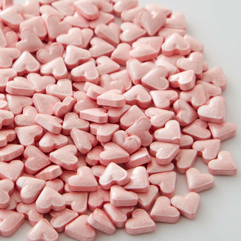 WEDDING Heart Shaped Pink and Cream Marshmallows Sweets