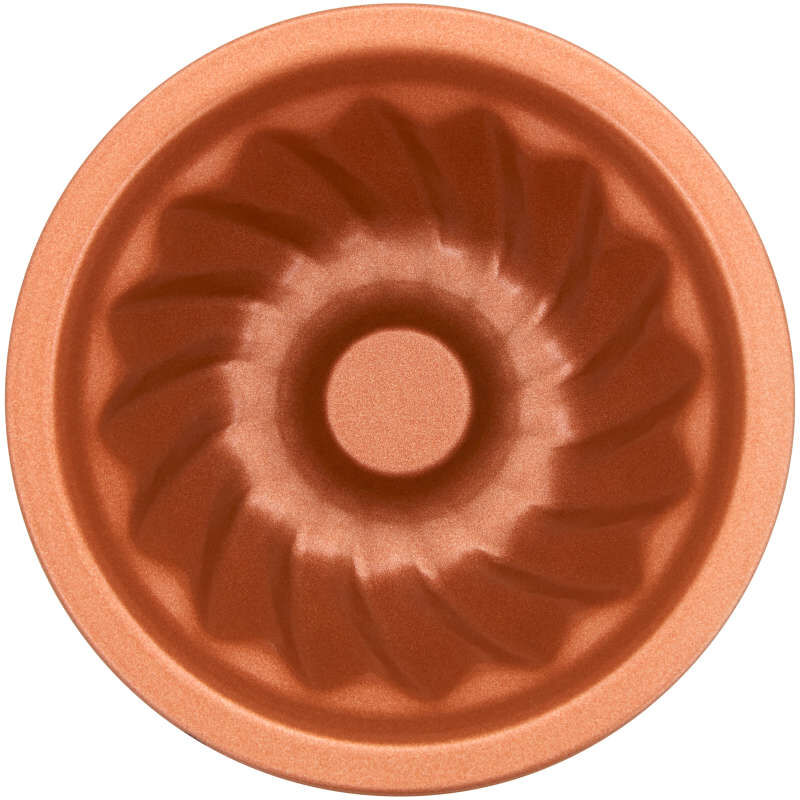 Mini Copper Fluted 4.3 inch Cake Pan set 2 pc Wilton