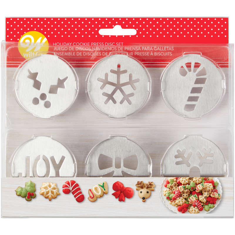 Christmas Cookie Press Disk Set