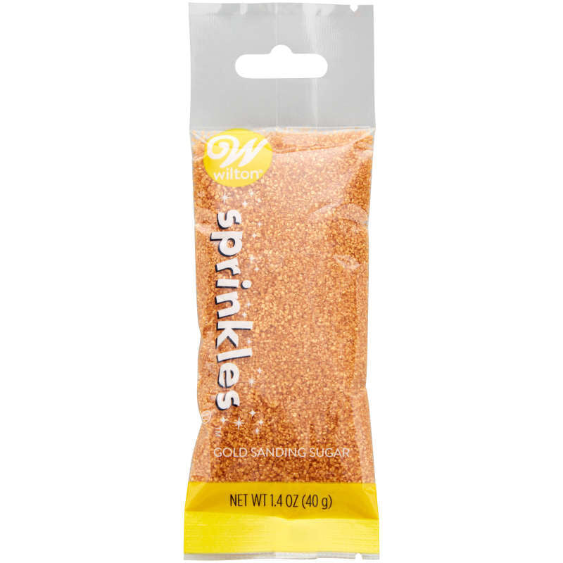 Wilton Gold Stars Sprinkles Pouch, 1.1 oz.