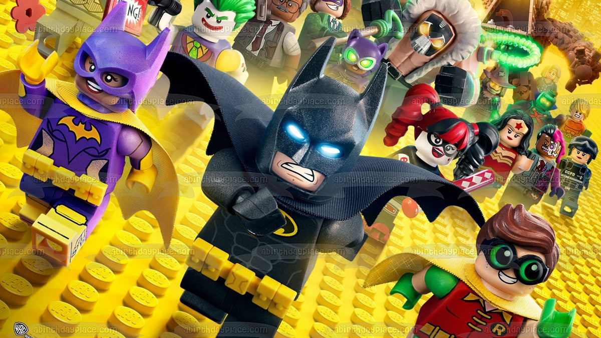 2017 The Lego Batman Movie Poster Print Batgirl Robin Joker Alfred