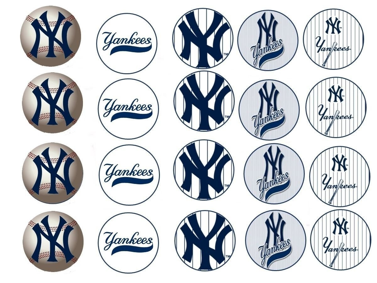 MLB Cake Toppers New York Yankees Cake Topper Edible Image
