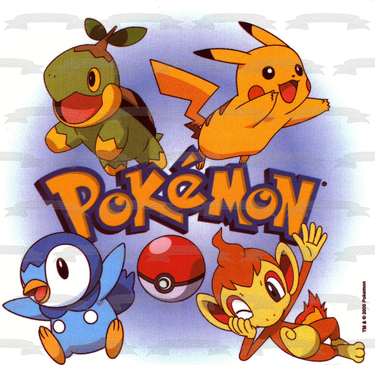 8 Pokemon Pencil Toppers With Pencils Pikachu, turtwig, chimchar, piplup  Pachirisu, Cranidos, Budew & Shieldon