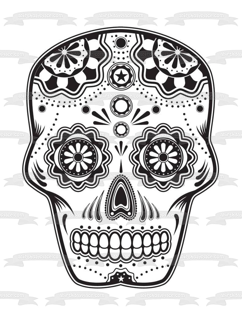 Sugar Skull Tattoo Flash Sheet #1