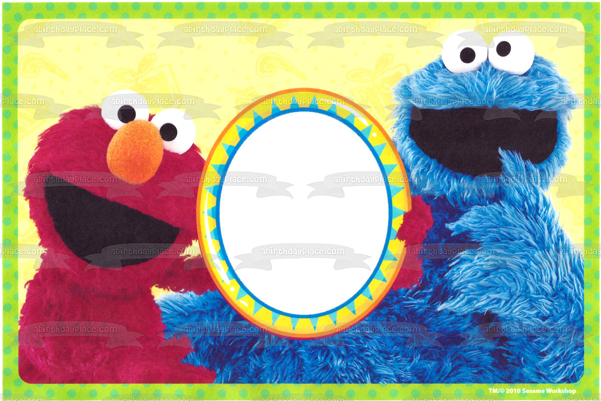 Elmo Cookie Monster Template