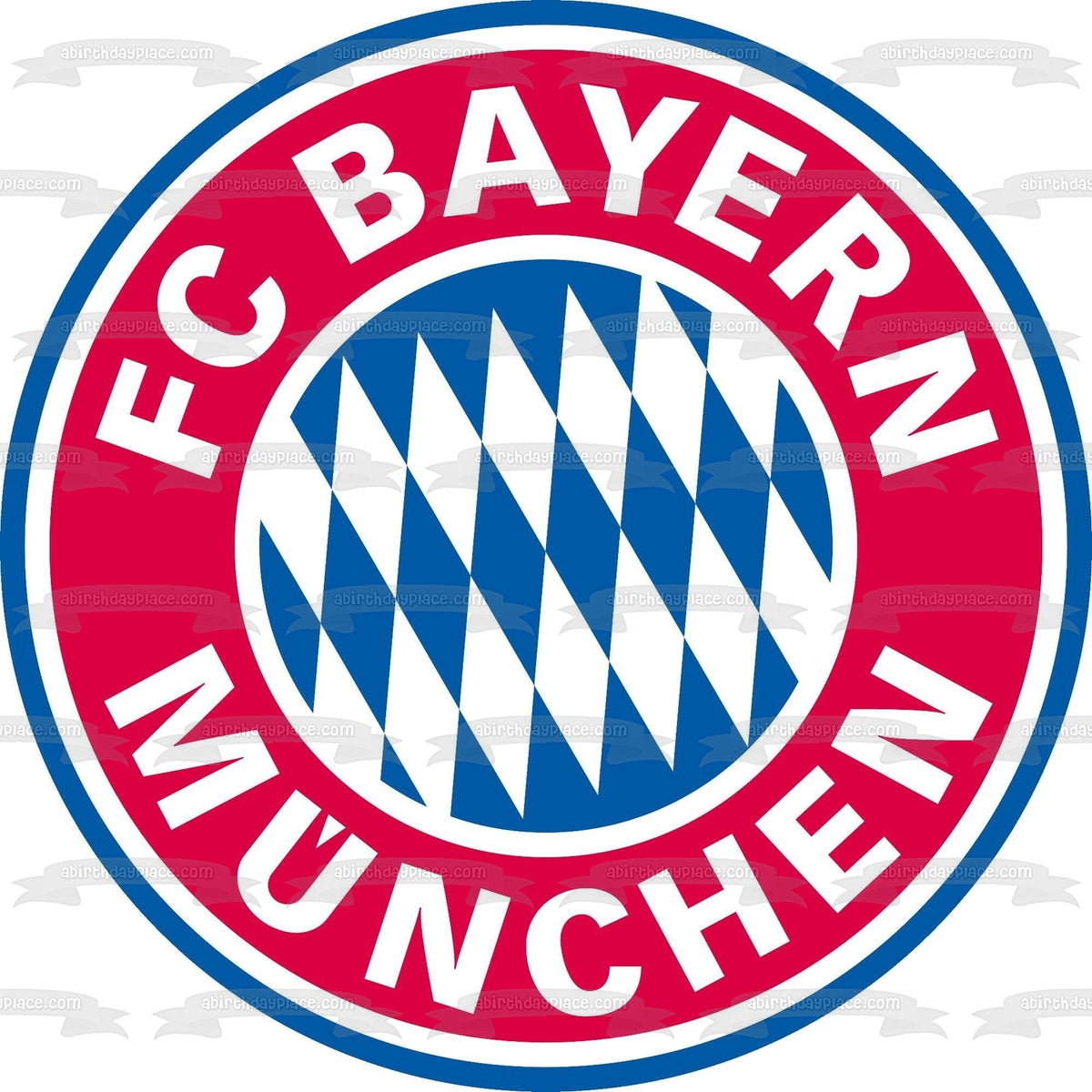 Dream League Bayern Munich Logo Soccer Edible Cake Topper Image