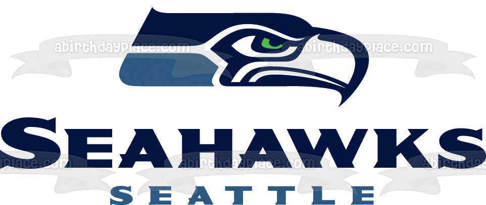 : Seahawks Personalized Cake Topper 1/4 8.5 x 11.5