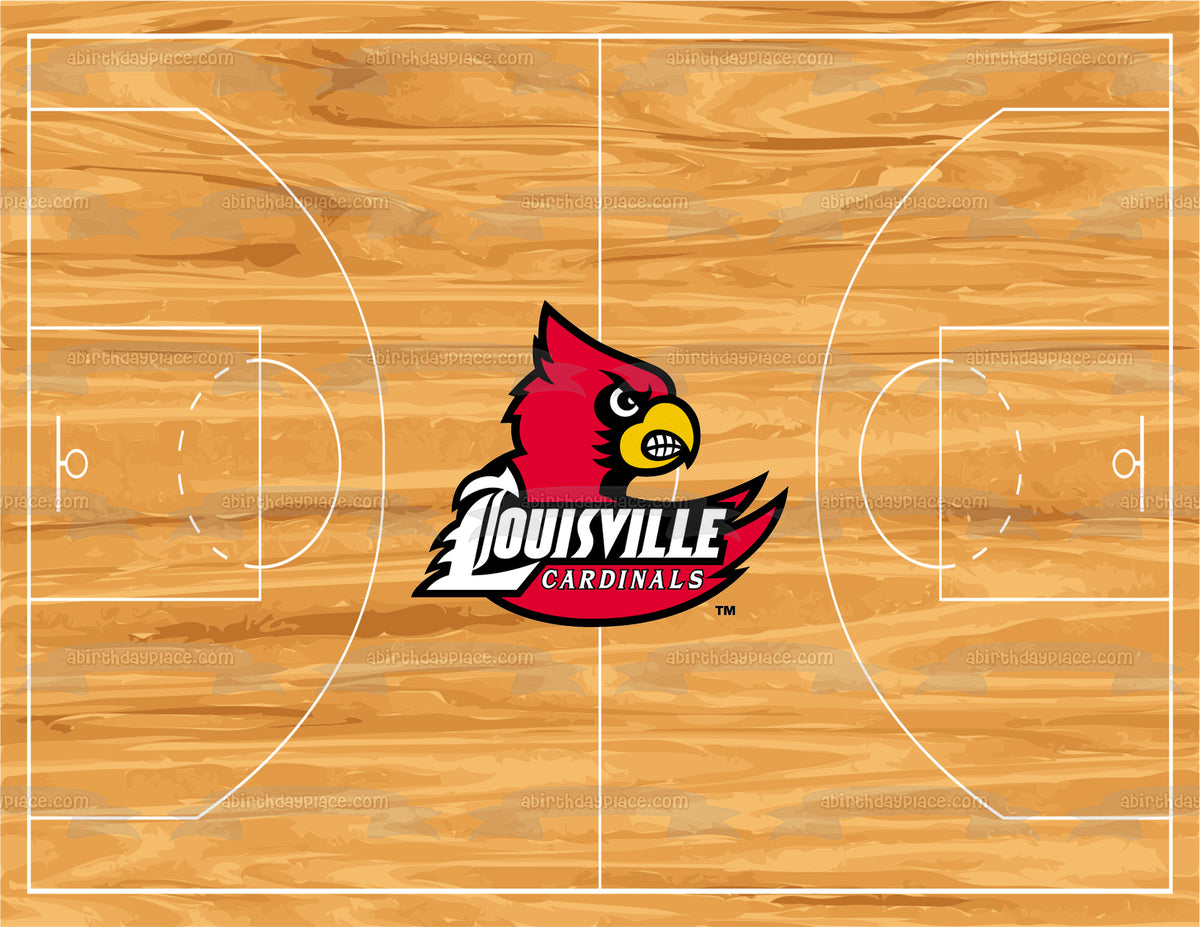 University of Louisville Cardinals NBA Edible Cake Topper Image ABPID0 – A  Birthday Place