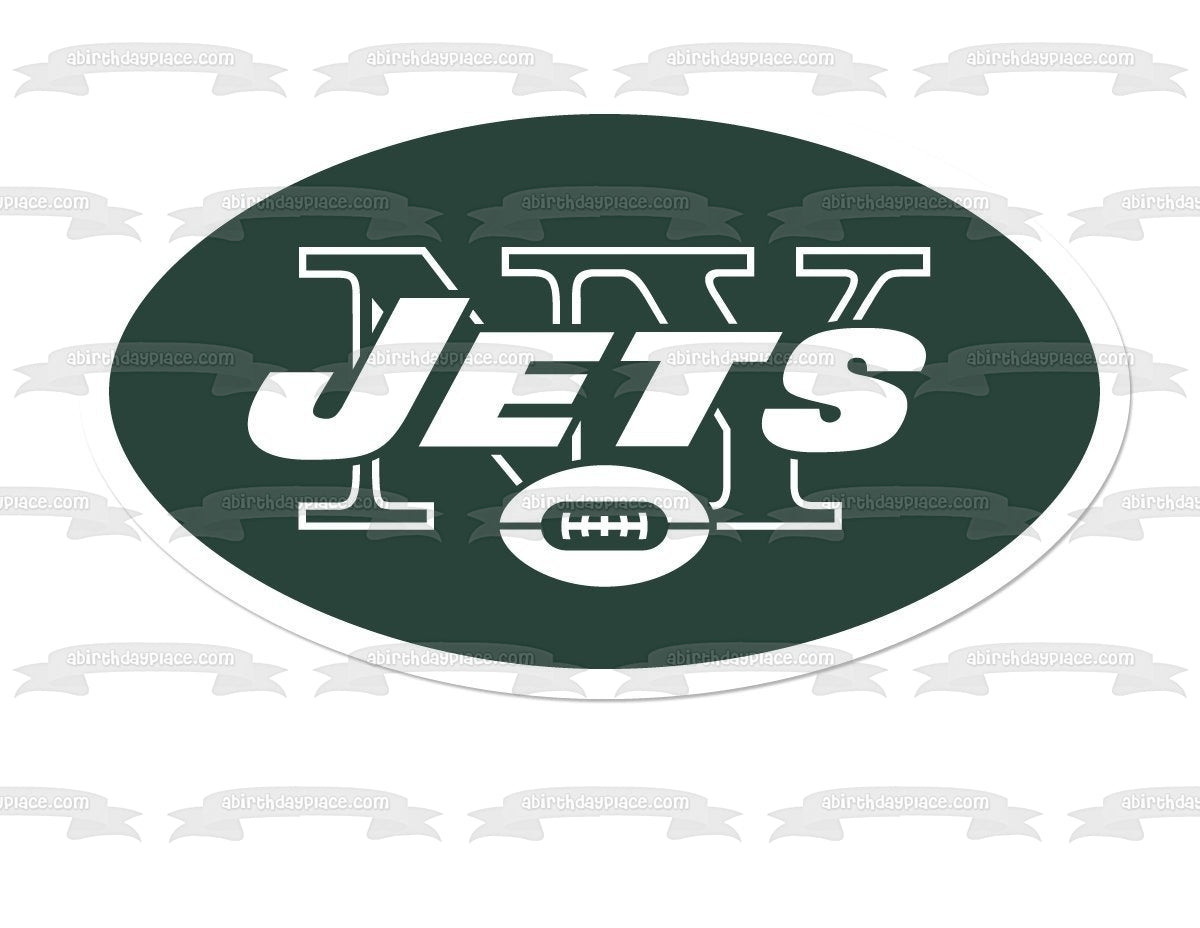 Jets Personalized Cake Topper 8 Inches Round Birthday Cake Topper