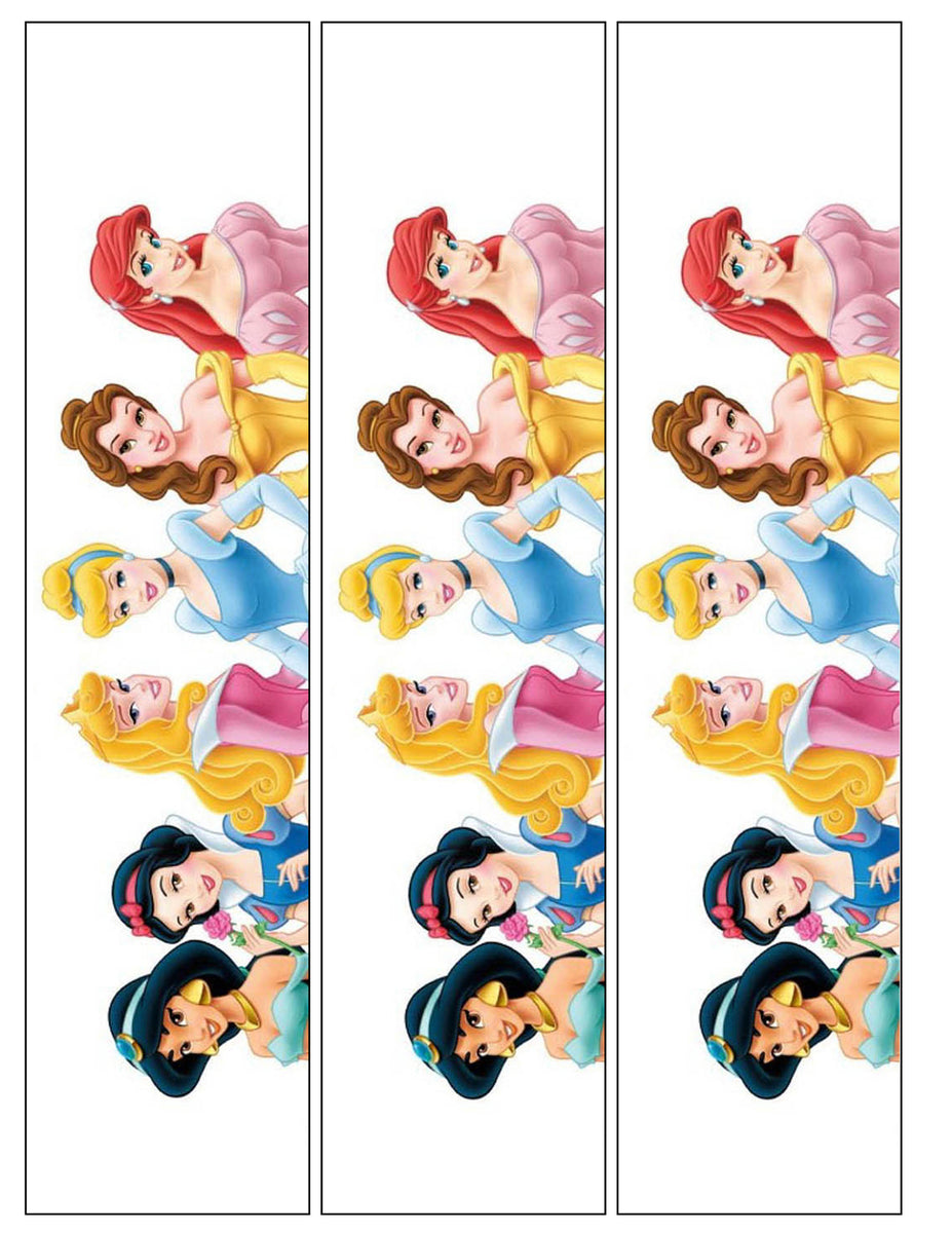 Princess Belle Ariel Cinderella Snow White Aurora and a Castle Edible – A  Birthday Place