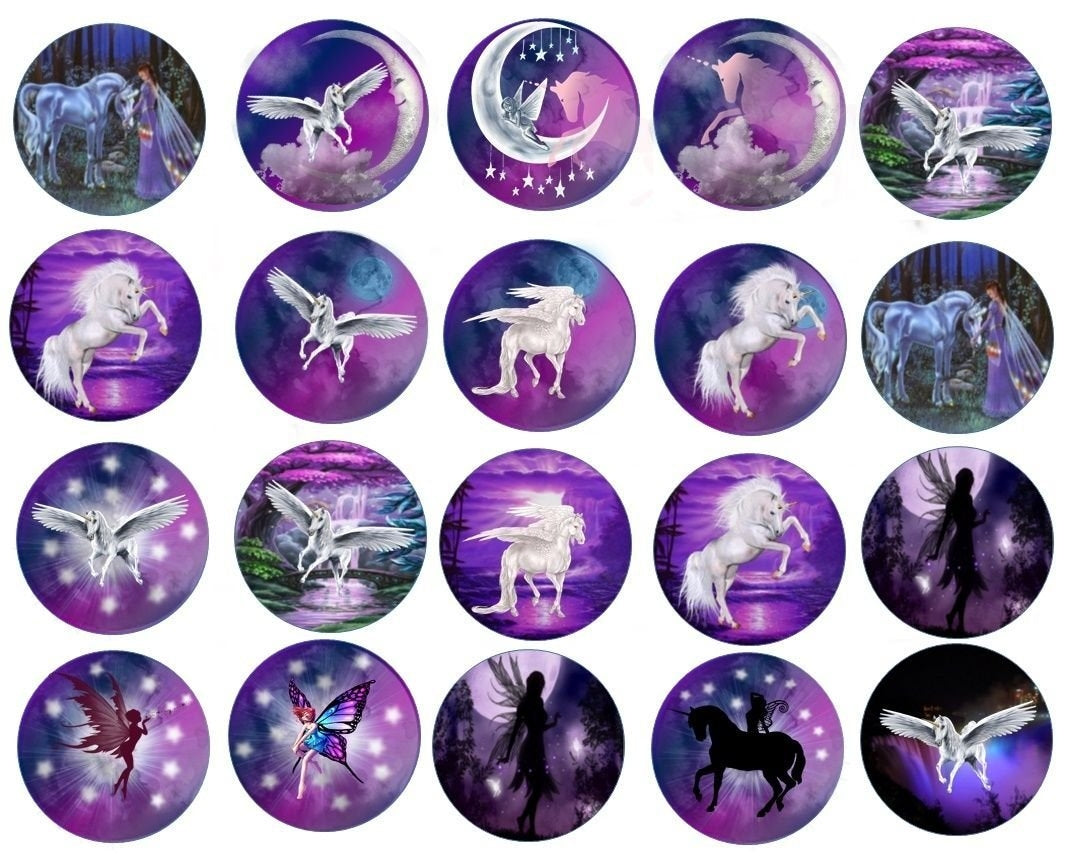 Assorted Unicorns Fairies Fairy Mystic Unicorn Pegasus Horse