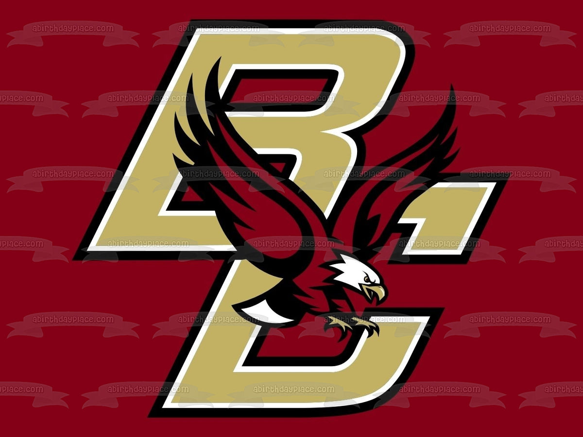 Boston College Eagles Logo NCAA College Sports Edible Cake Topper Image  ABPID51001