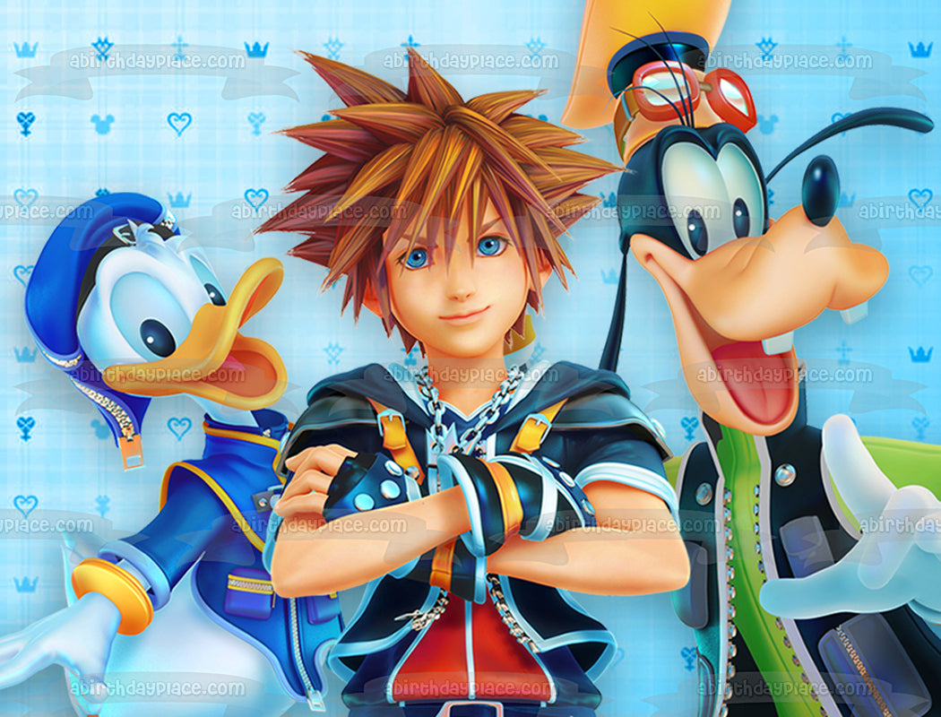 PSN avatars for Kingdom Hearts III Sora, Donald, and Goofy