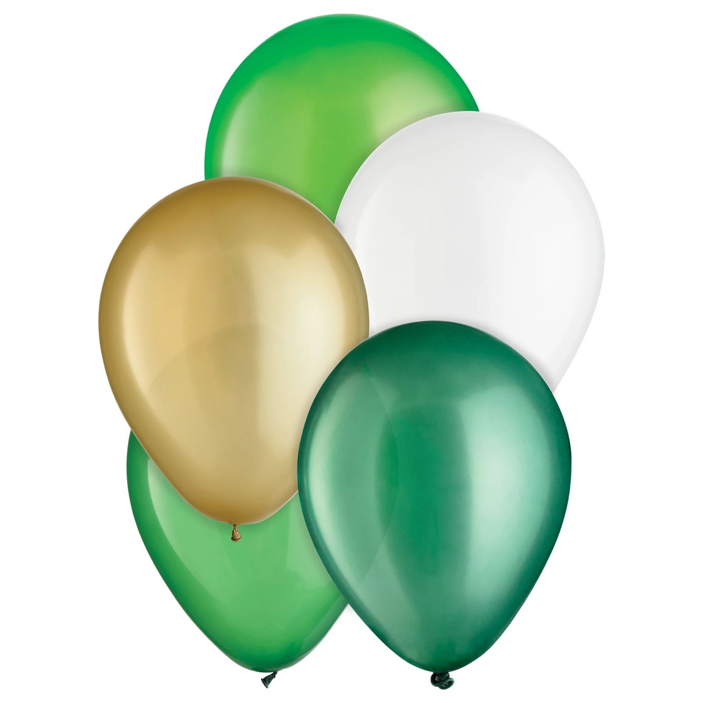 Surtido de globos de látex del día de San Patricio, 15 unidades