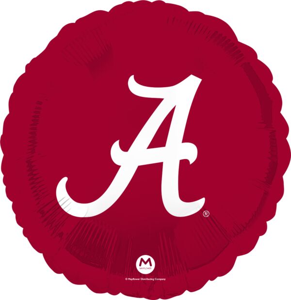 University of Alabama 18" Round Foil Balloon, 1ct