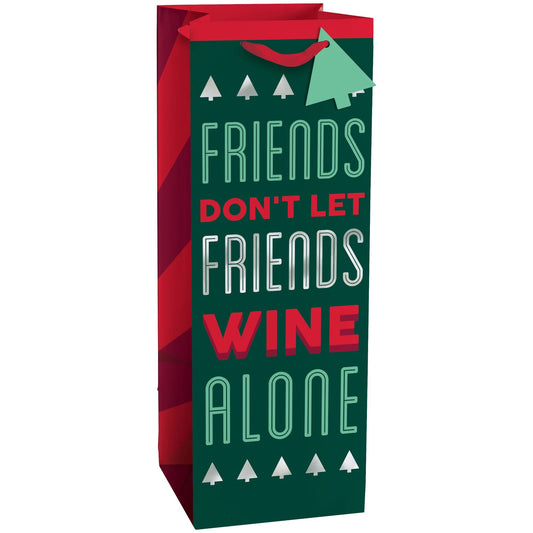 Friends Don't Let Friends Bolsa para botellas, 1 unidad