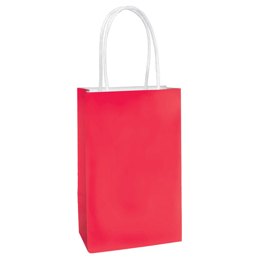 Bolsa de regalo Kraft roja, 1 unidad