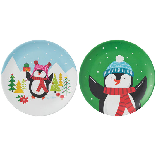 Penguin Winter 10" Plate, 1ct