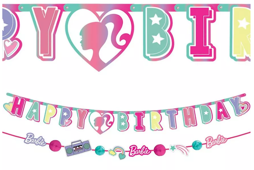 Barbie Dream Together Birthday Banner Kit