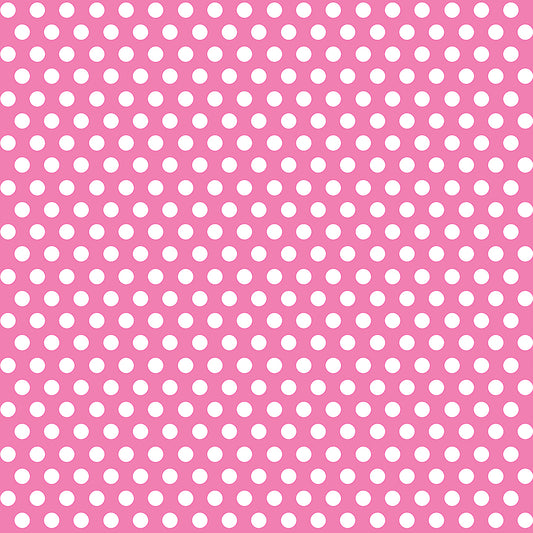 Hot Pink Dots Gift Wrap, 30in x 5ft, 1ct