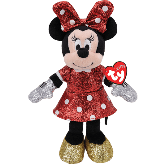 Beanie Buddy - Minnie Mouse Rojo Brillo, 1 unidad