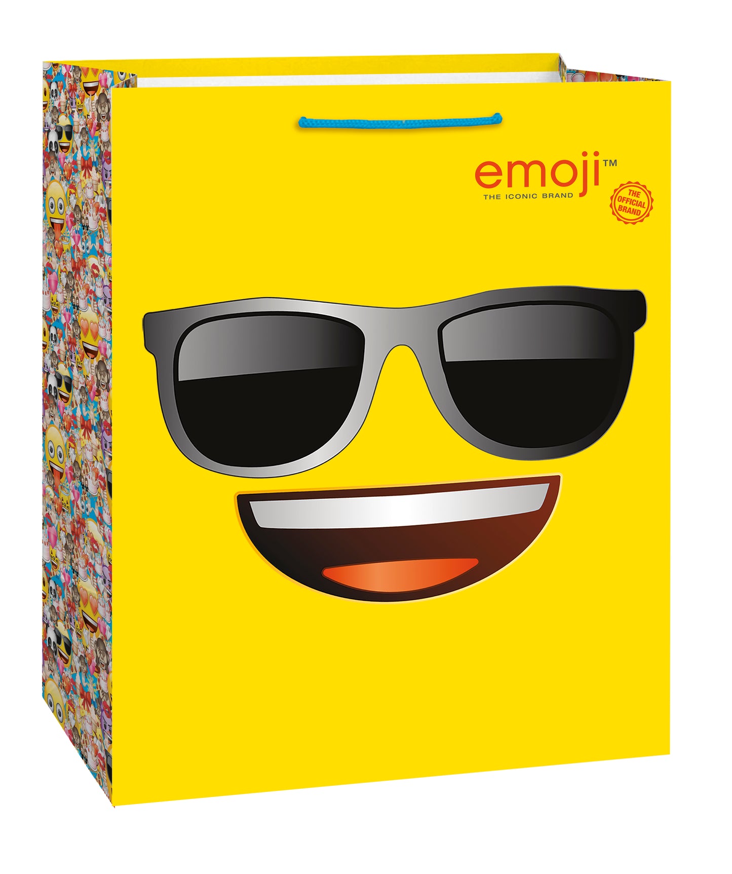 Bolsa de regalo Emoji de 10,5" x 12,75", 1 unidad