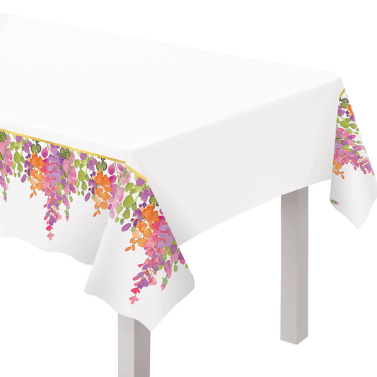 Mantel romántico floral de 54" x 102", 1 unidad