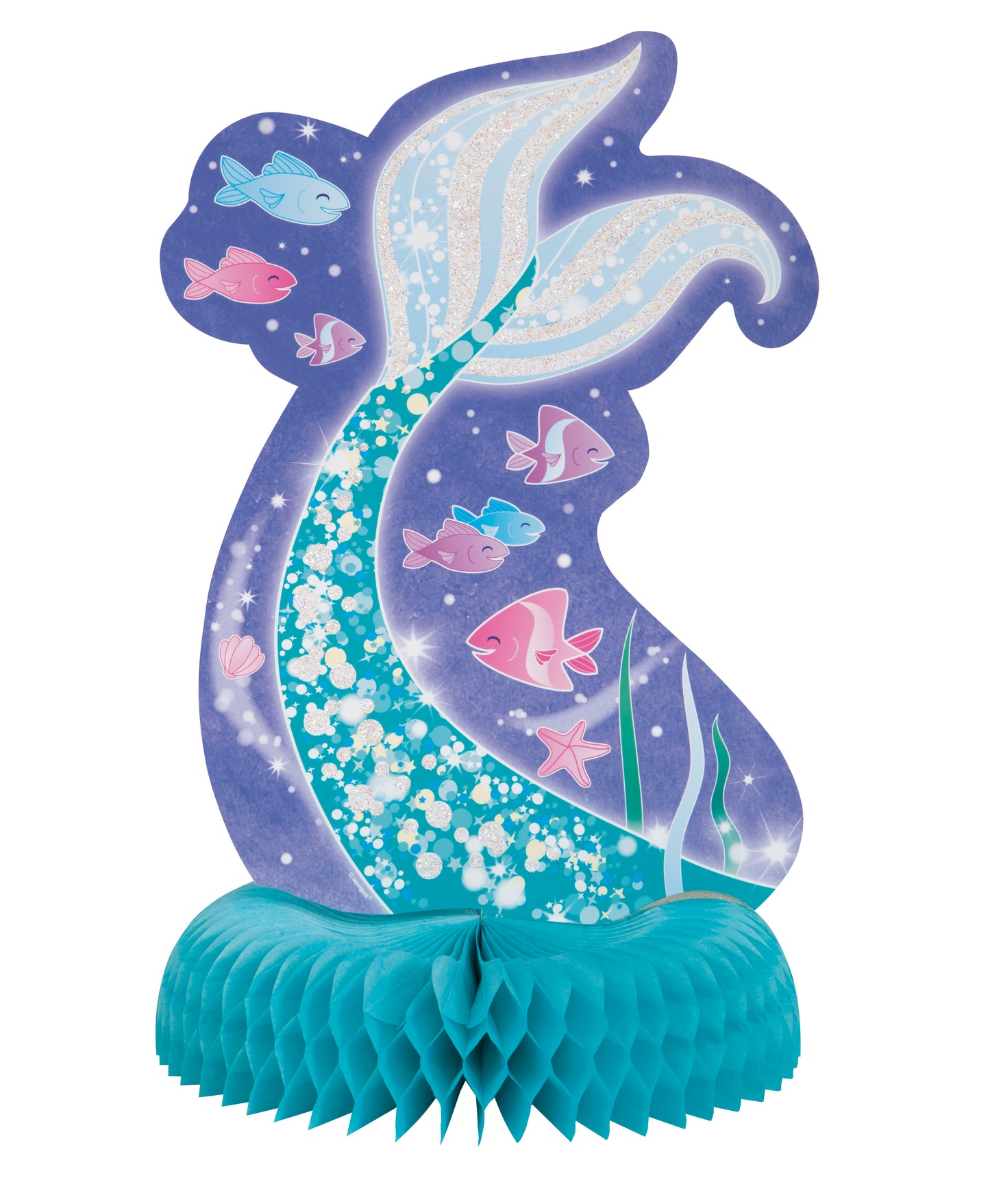 Mermaid Honeycomb Centerpiece, 14", 1ct