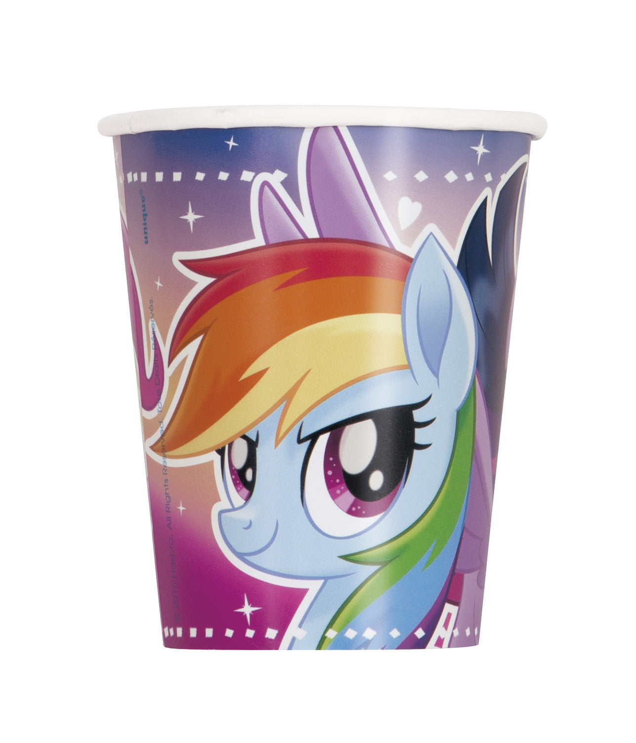 Vasos de papel My Little Pony de 9 oz, 8 unidades