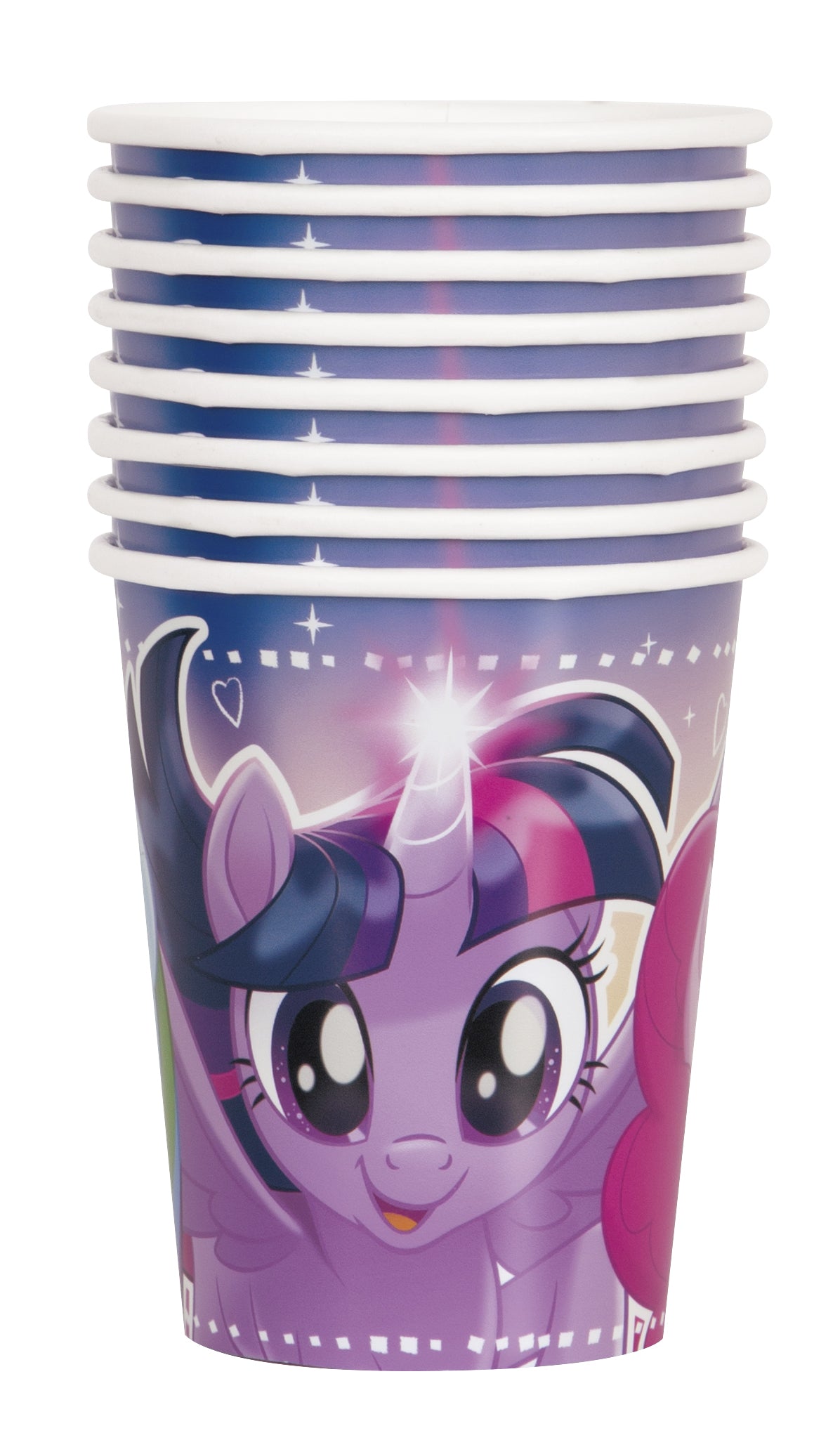 Vasos de papel My Little Pony de 9 oz, 8 unidades