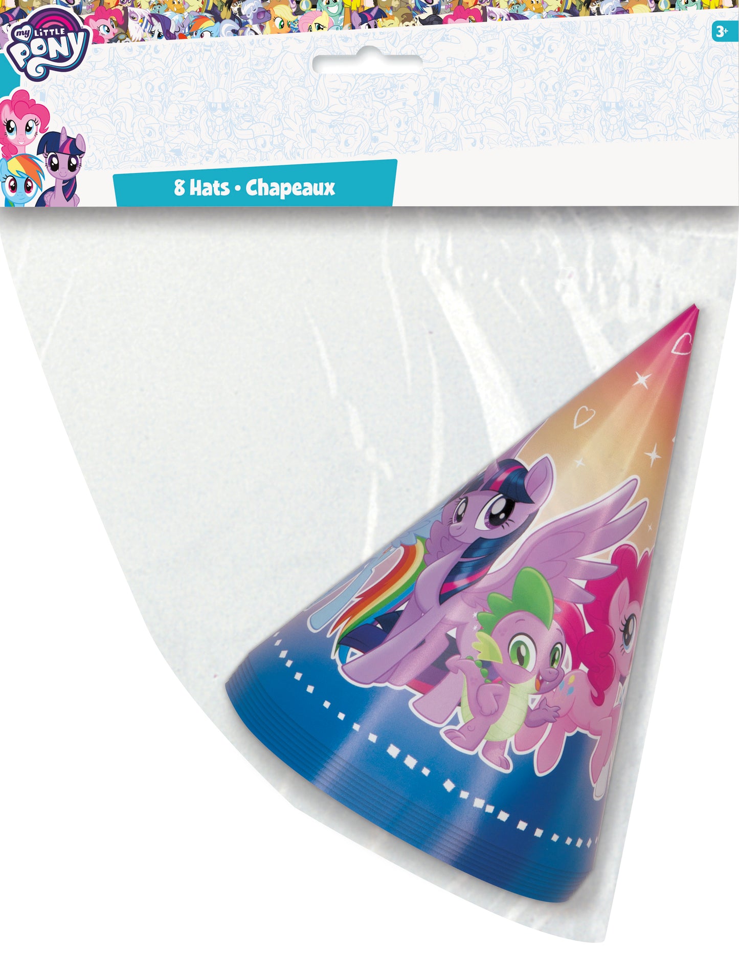 Gorros de fiesta My Little Pony, 8 unidades