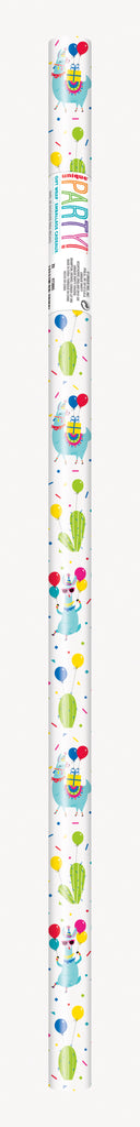 Solid Gift Wrap 30x5' Roll White