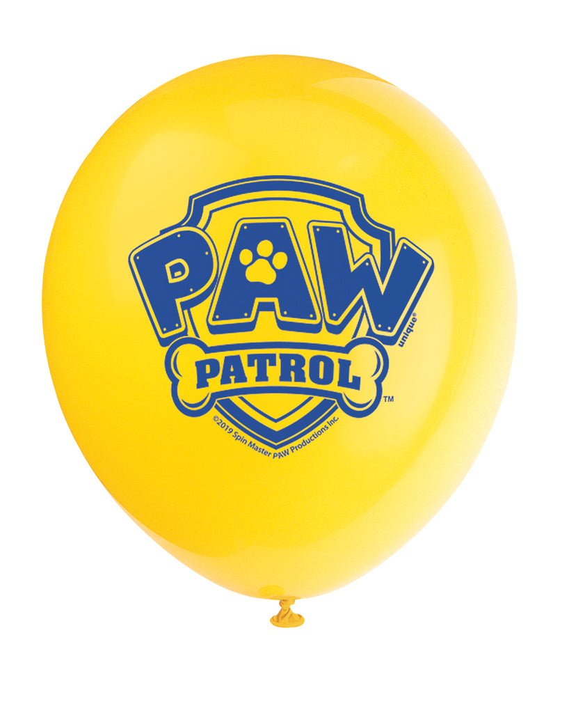Paw Patrol 12 Latex Balloons, 8ct – A Birthday Place