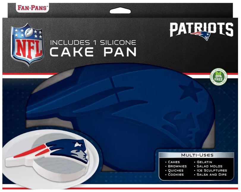 Molde para pasteles NFL de los New England Patriots, 1 unidad