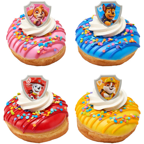 Paw Patrol Reportándose para el deber Anillos para cupcakes