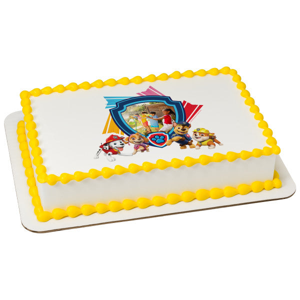 Paw Patrol Roll with the Patrol Edible Cake Topper Image Frame