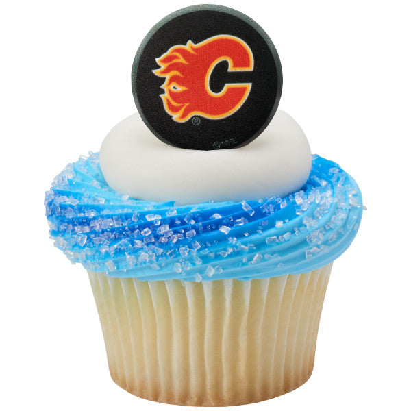 Anillos para cupcakes NHL Calgary Flames