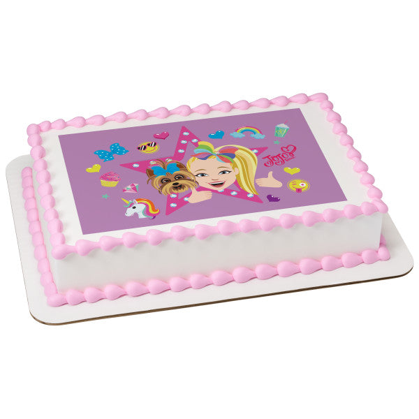 JoJo Siwa Edible Cake Topper Image