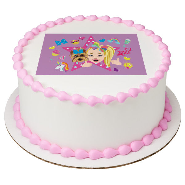 JoJo Siwa Edible Cake Topper Image