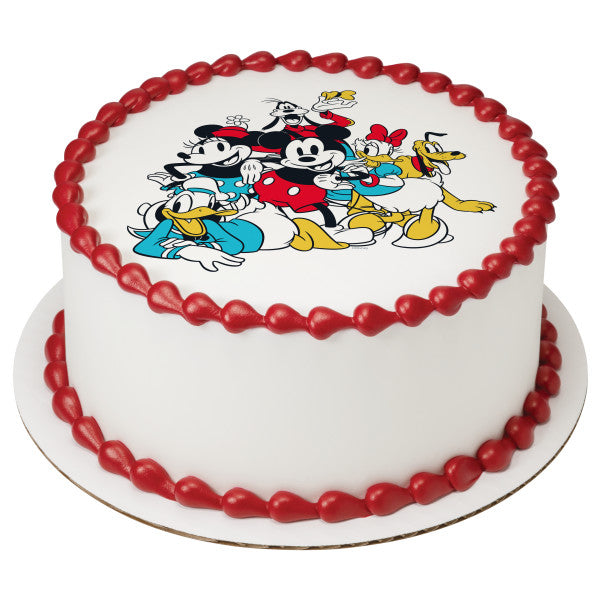 Mickey Mouse & Friends Sensational 6 Edible Cake Topper Image