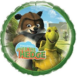 Globo de aluminio redondo Over the Hedge de 18", 1 unidad