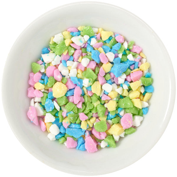 Tutti Fruitti Flavored Crunch Candy Bits Sugar Candy Decorations