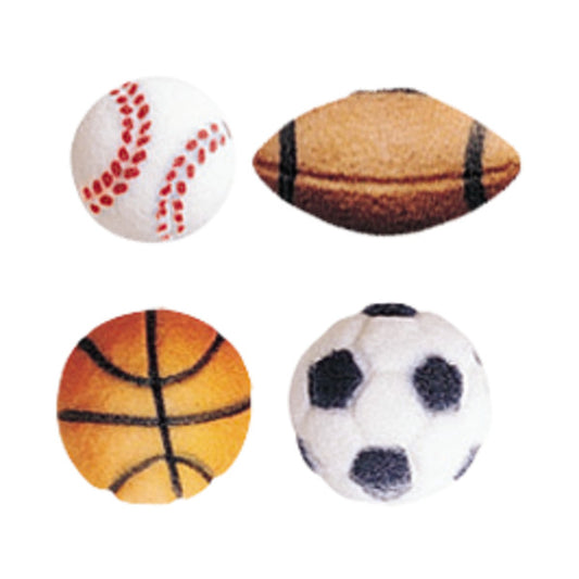 Sports Balls Assortment Dec-Ons Decorations