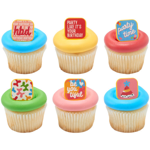 Joyful Expressions Assortment Cupcake Rings