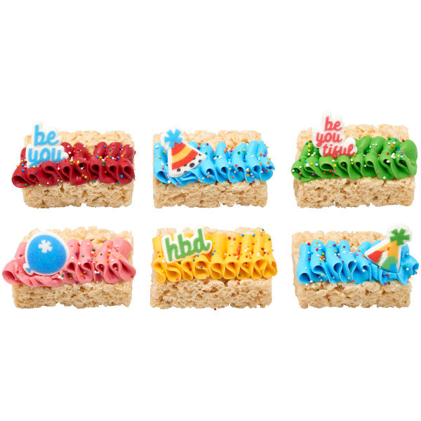 Joyful Expressions Assortment Dec-Ons Sugar Decorations